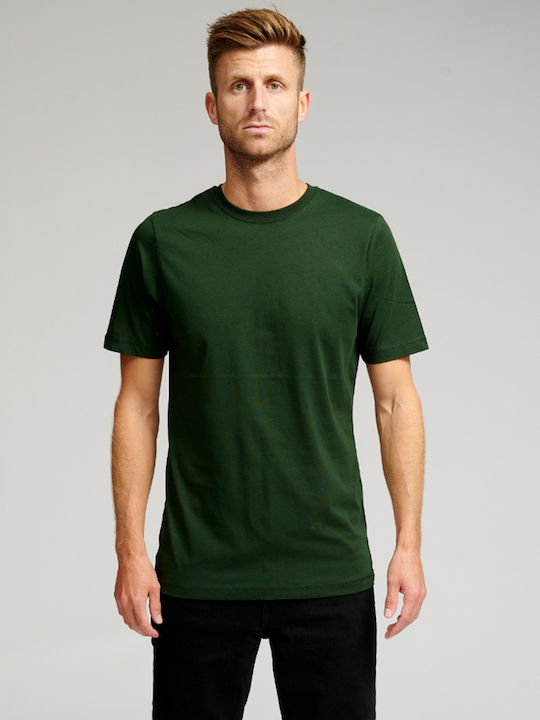 TeeShoppen T-shirt Bărbătesc cu Mânecă Scurtă Verde