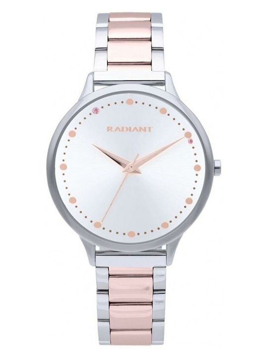Radiant Ανδρικό Ρολόι 38mm Μπαταρίας Γκρι