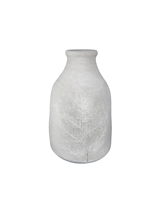 ArteLibre Decorative Vase Gray 15x15x23cm