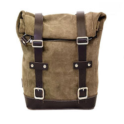 Unit Garage Suede Moss Мотоциклетен Куфар Кожена 14лт в Кафяв цвят Unit Garage Suede Moss Мотоциклетен Куфар Кожена 14лт в Кафяв цвят
