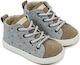 Babywalker Gray Baptism Leather Boots