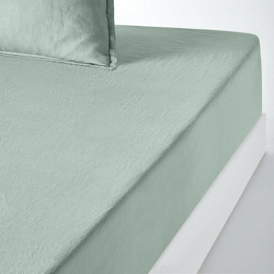 La Redoute Interieurs Sheet for Single Bed with Elastic 90x190+35cm. White