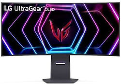 LG UltraGear OLED Curved Gaming Monitor 45" QHD 3440x1440 240Hz με Χρόνο Απόκρισης 0.03ms GTG