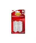 3M Command Plastic Hanger Kitchen Hook with Sticker White 2pcs 17081