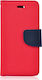 Fancy Book Case for Xiaomi Note 8T Navy