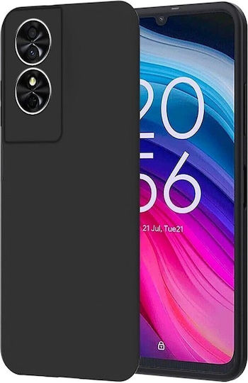 Schwarze Silikon-Rückabdeckung für Tcl 505 Oem