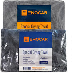 Ewocar Lavetă Din Microfibră Pentru Uscare Greutatea Țesăturii 1200gsm Gri 60x40cm