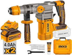 Ingco CRHLI202882 Κρουστικό Σκαπτικό Πιστολέτο 20V με 2 Μπαταρίες 4Ah Ingco CRHLI202882 Κρουστικό Σκαπτικό Πιστολέτο 20V με 2 Μπαταρίες 4Ah