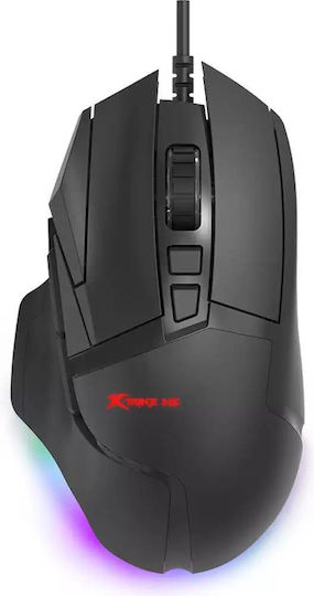Xtrike Me GM-520 RGB Gaming Ποντίκι 12800 DPI Μαύρο