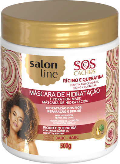 Salon Line S.o.s. Haarmasken für Hydratation mit Keratin 500g