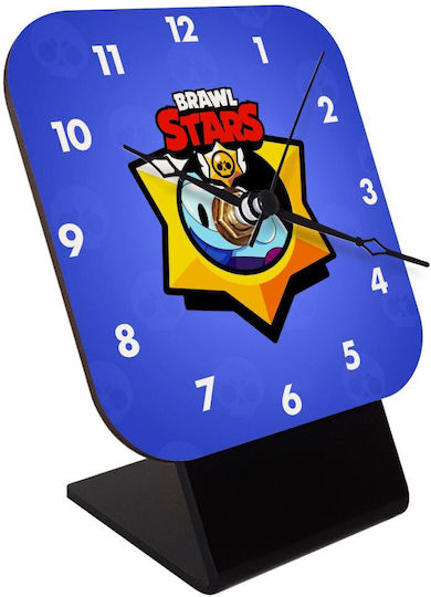 Koupakoupa Wooden Desktop Clock Brawl Stars Squeak