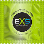 EXS Ribbed Condoms 1pc