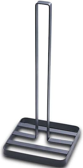 Nava Metallic Paper Towel Holder Black 14x14x14cm 10-186-031