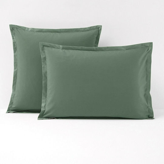 La Redoute Interieurs Față De Pernă Din 100% Bumbac Verde 63x63cm