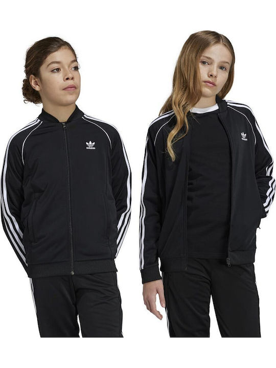 adidas Athletic Kids Cardigan Black Adicolor