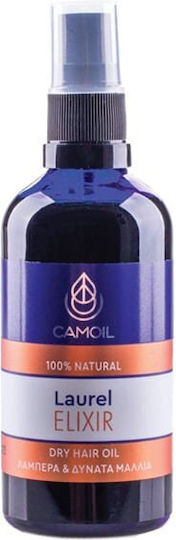 Zarbis Camoil Johnz Laurel Elixir Bay Laurel Hair Oil for Hydration against Hair Loss 100ml