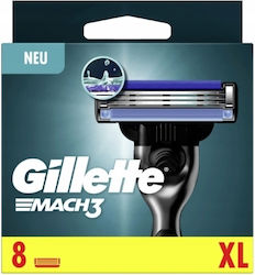 Gillette Mach3 mit & Gleitstreifen 8Stück