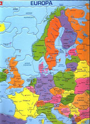 Kids Puzzle Political Map of Europe 37pcs Jigsaw Kids Puzzle Political Map of Europe 37pcs Jigsaw
