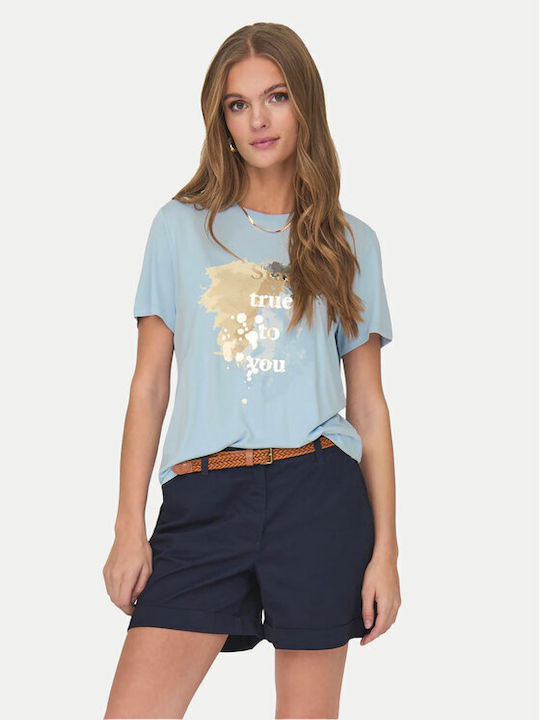 Only Women's T-shirt Blue