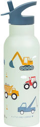 A Little Lovely Company Bottle Thermos Non Spill 500ml Blue A Little Lovely Company Bottle Thermos Non Spill 500ml Blue