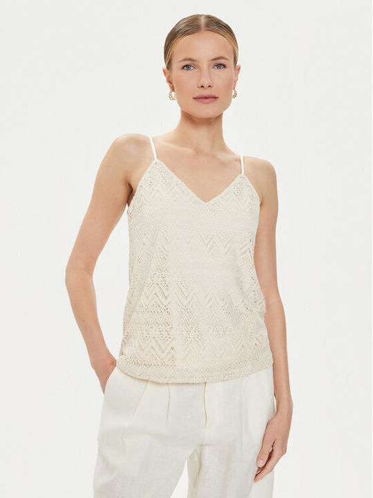 Vero Moda Women's Summer Blouse Ecru