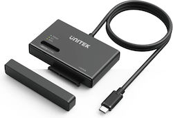 Unitek Θήκη για Σκληρό Δίσκο M.2 SATA III NVME με σύνδεση Type-C