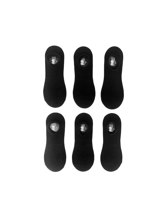 Blanc Socks Men's Solid Color Socks Black 6Pack