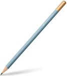 Faber-Castell Pencil B with Eraser Blue