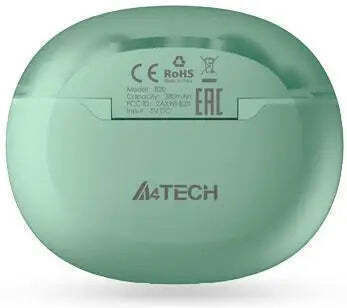 A4Tech B20 2Drumtek Earbud Bluetooth Handsfree Earphones with Sweat Resistance and Charging Case Turquoise