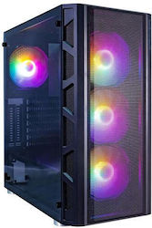 1STPLAYER Firebase XP-E RGB Gaming Full Tower Κουτί Υπολογιστή Μαύρο