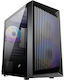 1STPLAYER BS-2 Gaming Mini Tower Κουτί Υπολογιστή με Πλαϊνό Παράθυρο Μαύρο