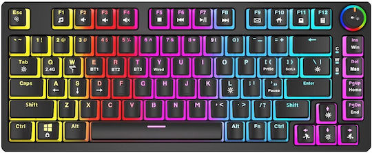 Savio Phenix Yellow Pudding Wireless Gaming Mechanical Keyboard 75% with RGB lighting (English US)