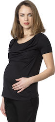 Prenatal Maternity T-Shirt black Prenatal Maternity T-Shirt black