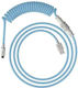 HyperX Spirale USB 2.0 Kabel USB-C männlich - USB-A Blau 1m