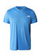 The North Face Reaxion Herren Sport T-Shirt Kurzarm BLUE