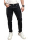 Stanley Ανδρικό Παντελόνι Τζιν με Regular Tapered Εφαρμογή Black