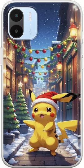 Xmas Cartoons Pikachu Xiaomi Redmi A2 Flexible Tpu Transparent Silicone