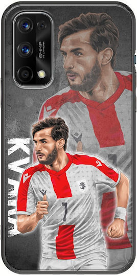 Euro 2024 Khvicha Kvaratskhelia Realme 7 5g Black Tpu Black Silicone