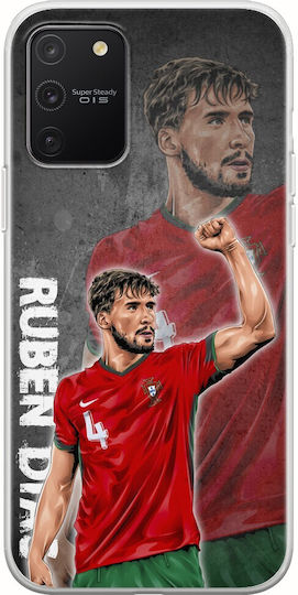 Euro 2024 Ruben Dias Samsung Galaxy S10 Lite Flexible Tpu Transparent Silicone
