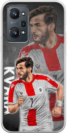Euro 2024 Khvicha Kvaratskhelia Realme Gt Neo 2 5g Flexibles TPU Transparentes Silikon