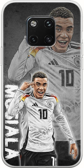 Euro 2024 Jamal Musiala Huawei Mate 20 Pro Flexibles TPU Transparentes Silikon