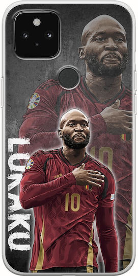 Euro 2024 Romelu Lukaku Google Pixel 4a 5g Flexible Tpu Transparent Silicone