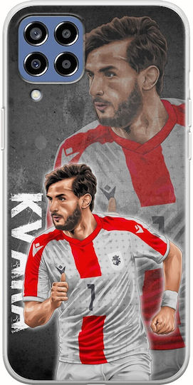 Euro 2024 Khvicha Kvaratskhelia Samsung Galaxy M33 5g Flexibles TPU Transparentes Silikon