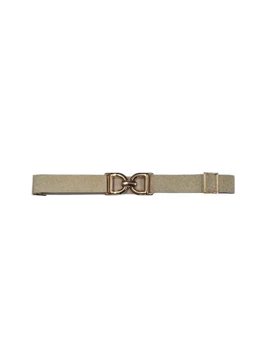 FantazyStores Elastic Women's Belt Gold