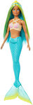 Barbie Light Blue Mermaid Tail and Tiara Păpușă coadă albastră pentru 3++ Ani