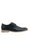 Men's Leather Casual Shoes Blue