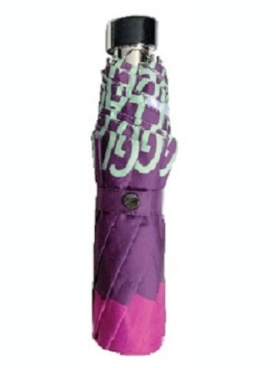 Guy Laroche 8507 Windproof Automatic Umbrella Compact Purple