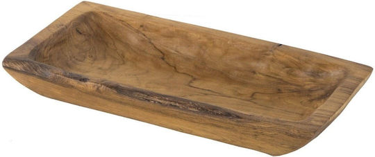 Artekko Decorative Platter Brown 40x20x6cm