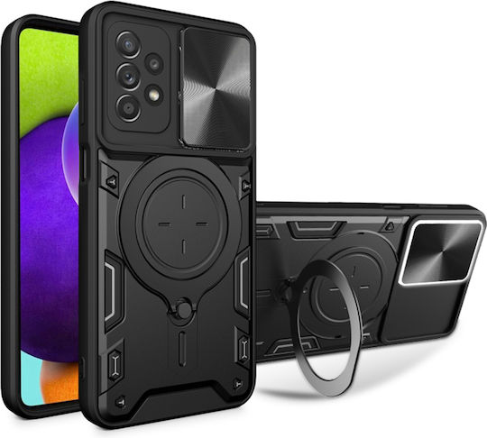 Techsuit Back Cover Metallic Black (Galaxy A52 / A52s)
