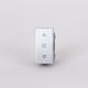 Eurolamp Wall Switch Rolling Shutters Silver